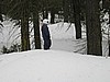 17. Chad checks out the trucks coming up the hill..jpg