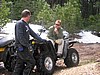 48. Thwarted by snow..Jack and Steve chat..jpg