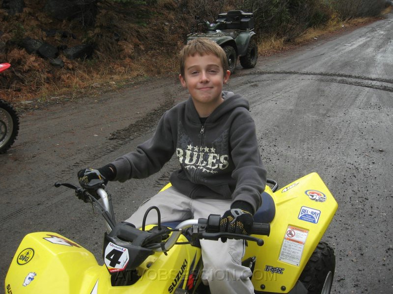 05. Zakk, Brian's son comes along on his Suzuki 90..jpg