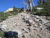 43. We took a right before Snake Lake, and what a road and hill to Little Deer Lake..jpg