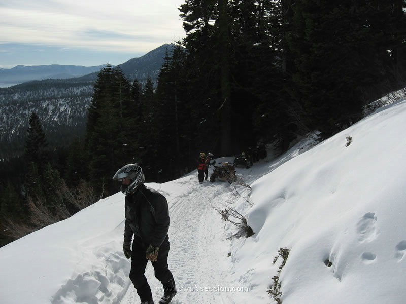 10. Jeff hikes up to check out the view..jpg