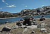 046. Meahwhile, at the ramp area, they play on a rock..jpg