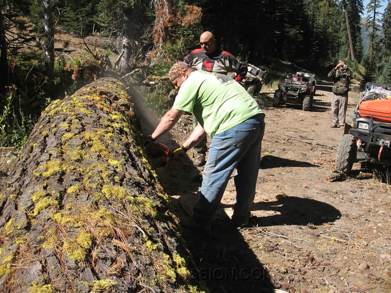 011. Wayne takin' a picture of Lori riding the log..jpg