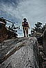 040. Dusty waits at the next obstacle..a HUGE ROCK..jpg