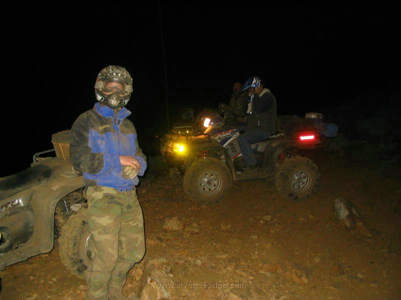 005. Terry, Dan and Jack dismount on top of Signal Peak at 10PM..jpg