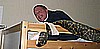 165. Terry laughs it up in Kenan's Lunk bed..jpg