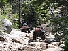70. Dan just ahead of Logan working through the boulders..jpg